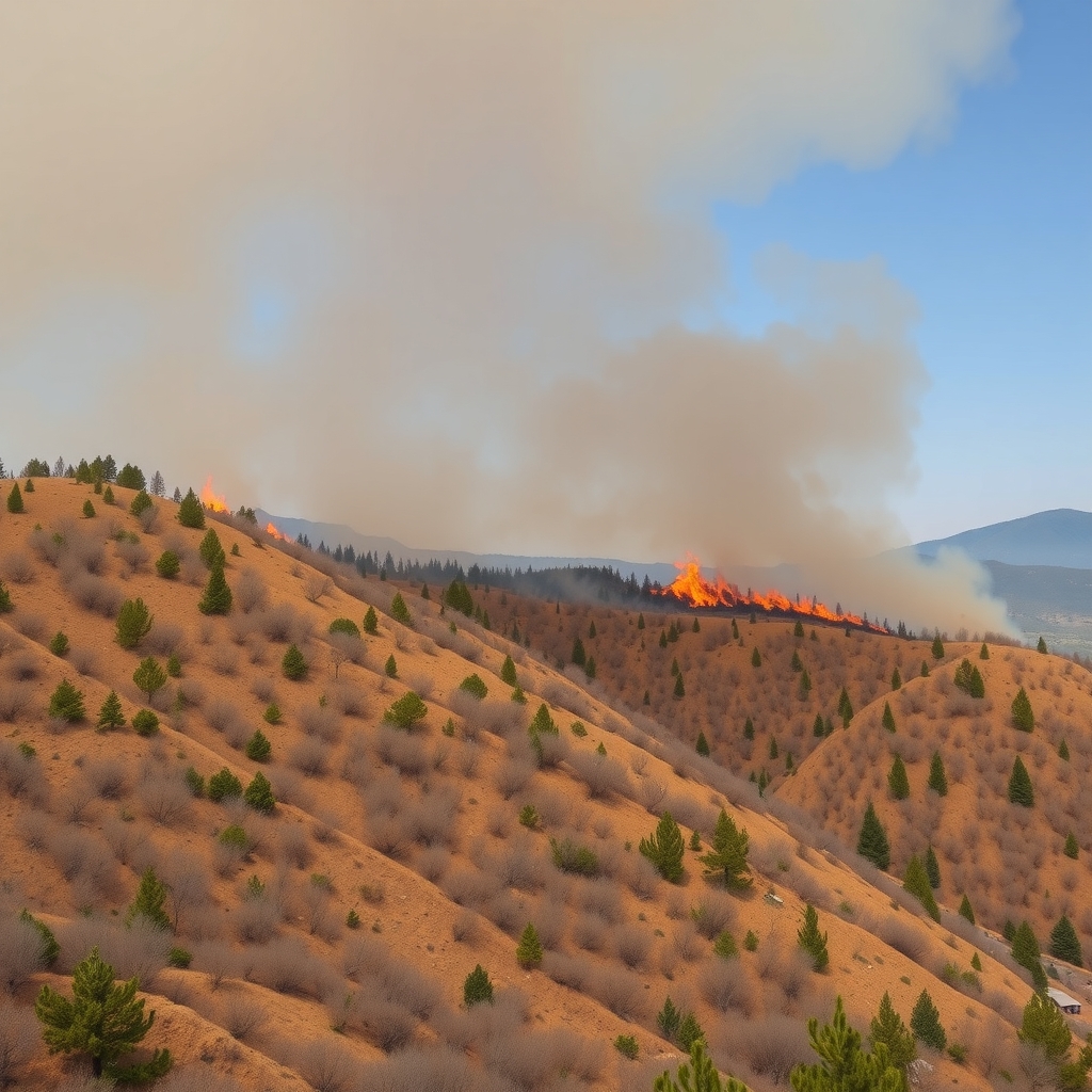 Wildfires in Indonesia, Colombia, Romania