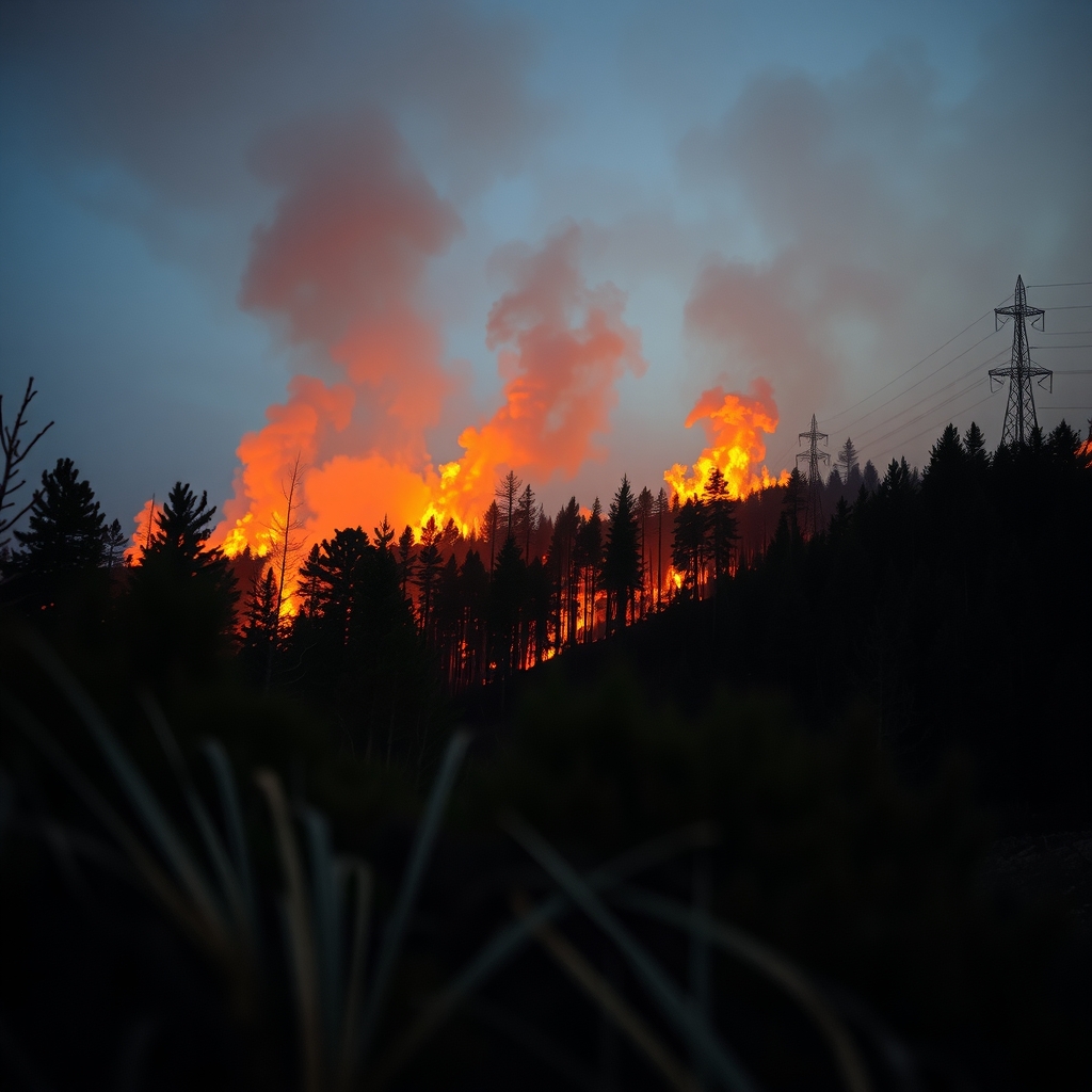 Ketapang, Calvos de Randín wildfires