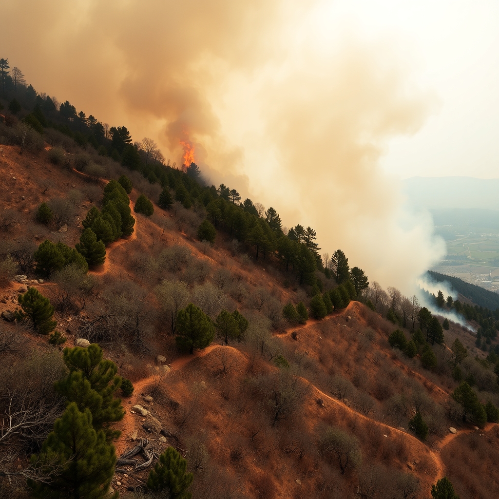 Merauke wildfire: 10 districts affected